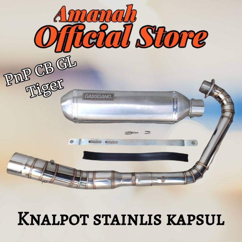 Knalpot custom racing boom Tiger cb 100 gl 100 gl pro gl max