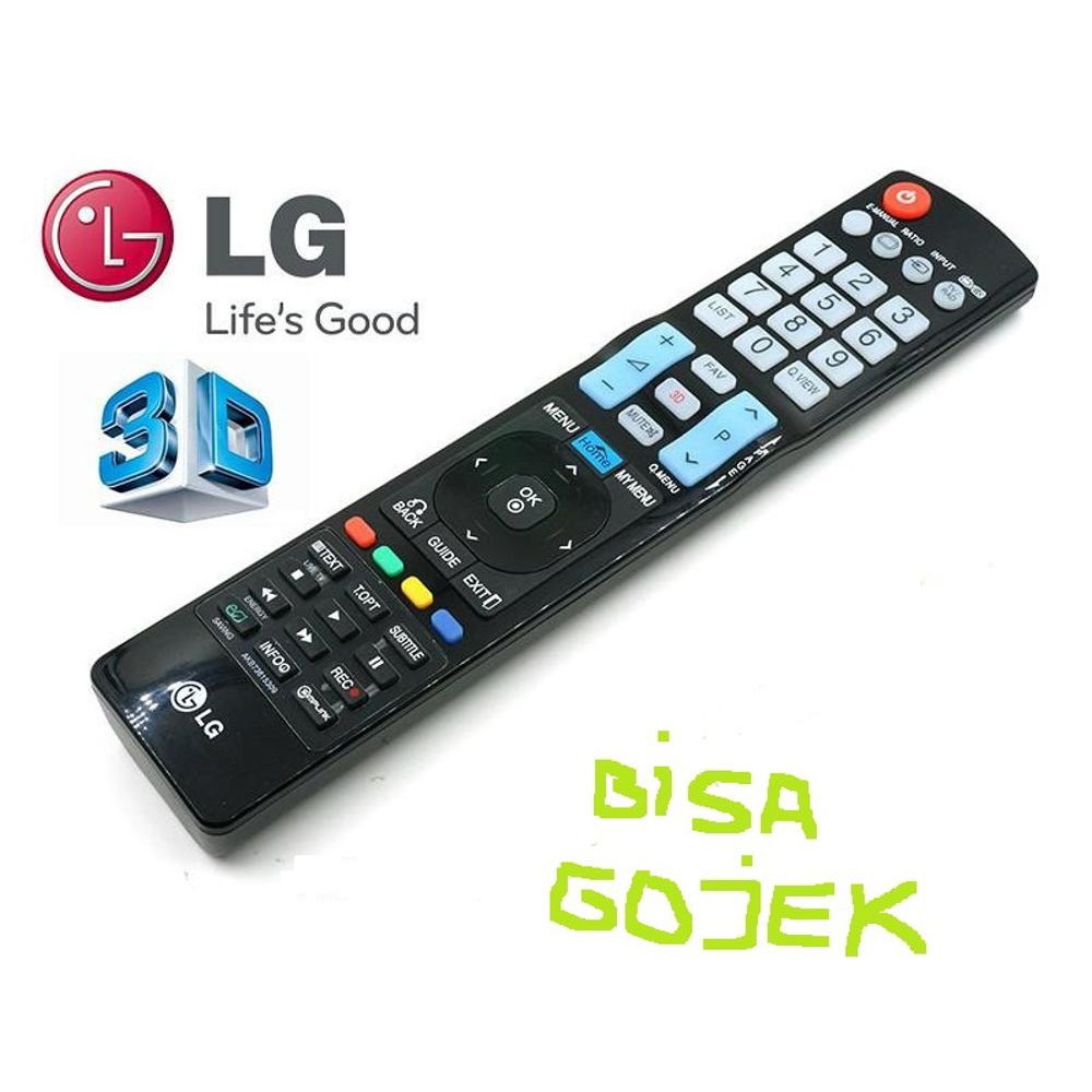 LG Remote TV LCD LED 3Dimensi -model psanjang pasti cocok