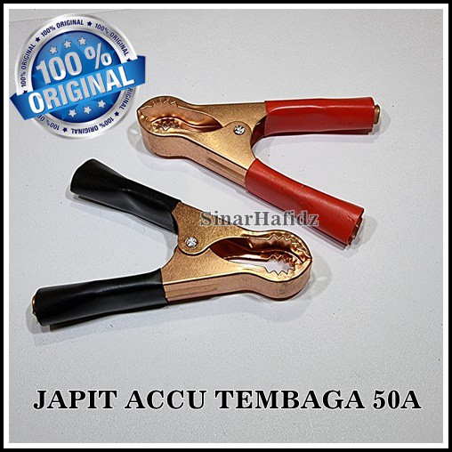 Capit buaya ACCU 50A TEMBAGA