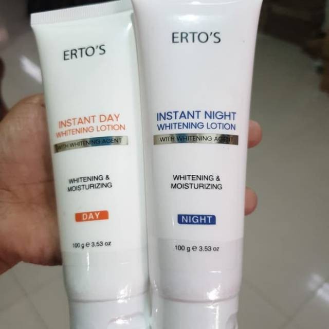 [ORI] Paket Body Lotion Instant Day &amp; Night Whitening Membuat Kulit Cerah dan Glowing dalam 7 Hari