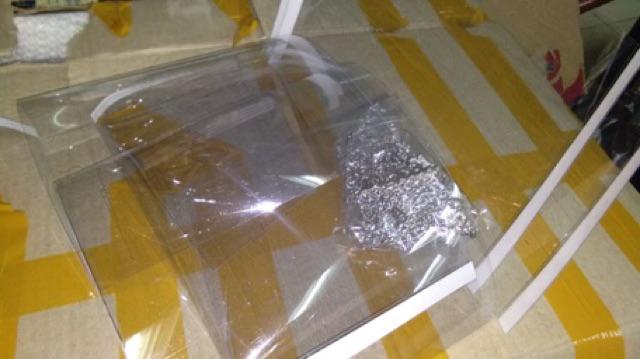 Isi 4 Kotak Hantaran Pakai Kaki Warna Puih Silver Pakai Kaki Seserahan Mahar