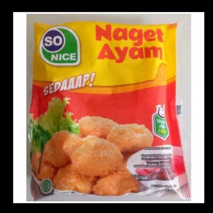 SONICE nugget so nice naget 250 gram