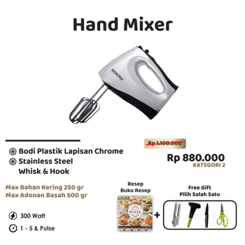 Hand mixer signora