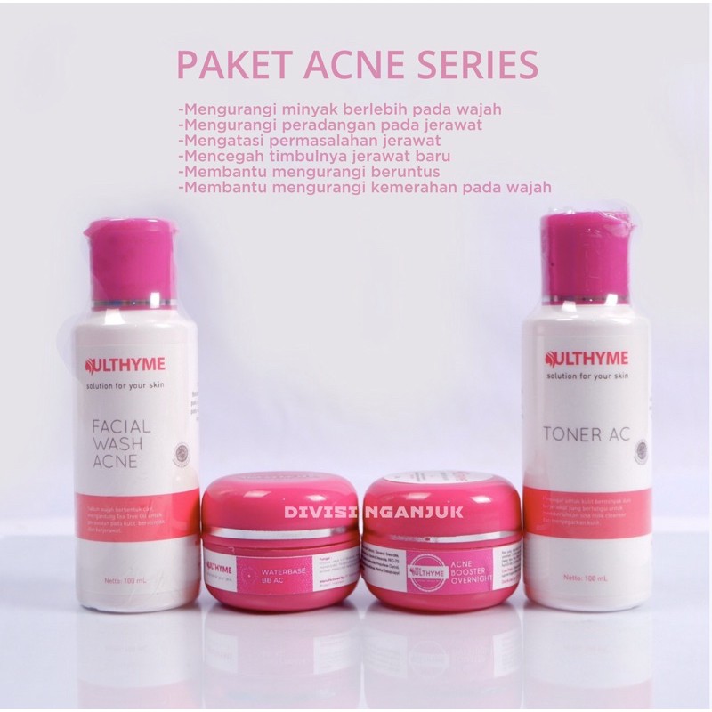 PAKET ACNE ULTHYME SKINCARE