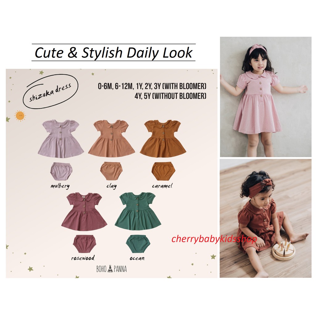BOHO Baby- SHIZUKA DRESS 0-6 Years Sizuka BohoBaby