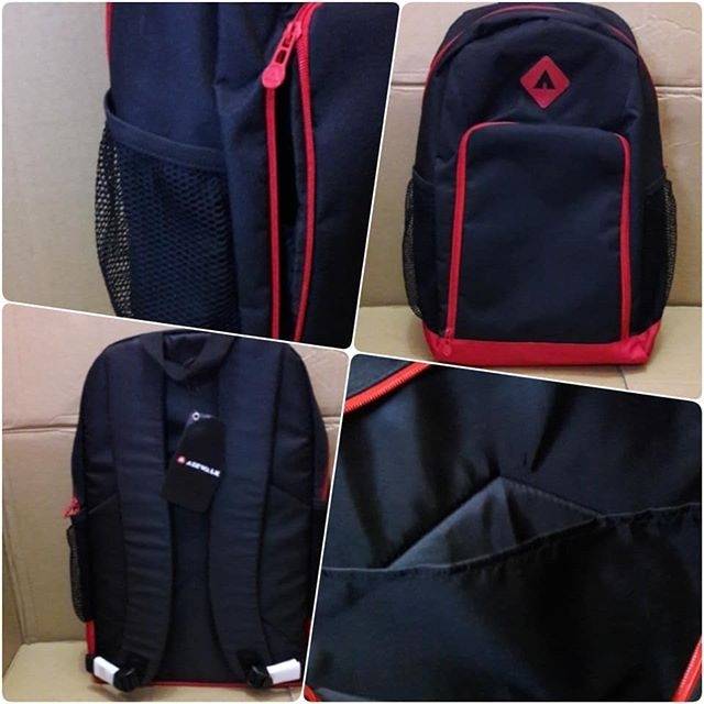 TAS RANSEL / BACKPACK AIRWALK HITAM MERAH