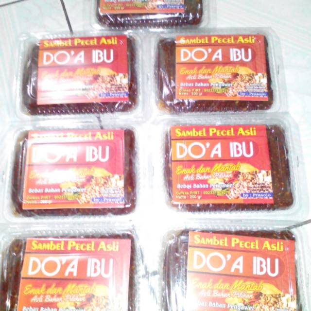 

Bumbu pecel doa ibu asli pati