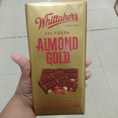

WHITTAKER'S Almond Gold Chocolate Bar 200g