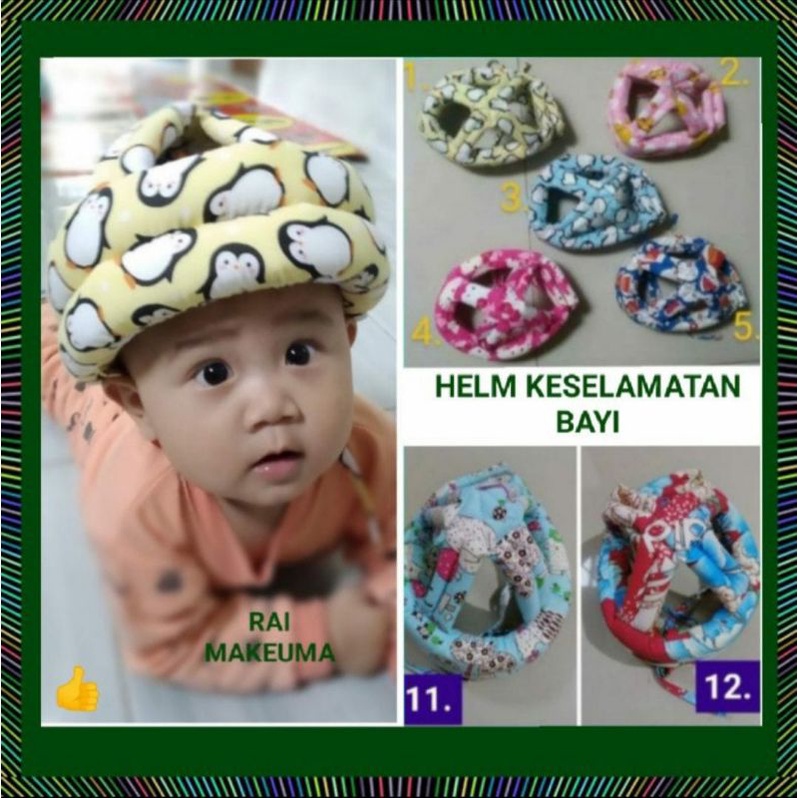 Helm perlindungan Kepala Bayi Anti Tabrakan Benturan