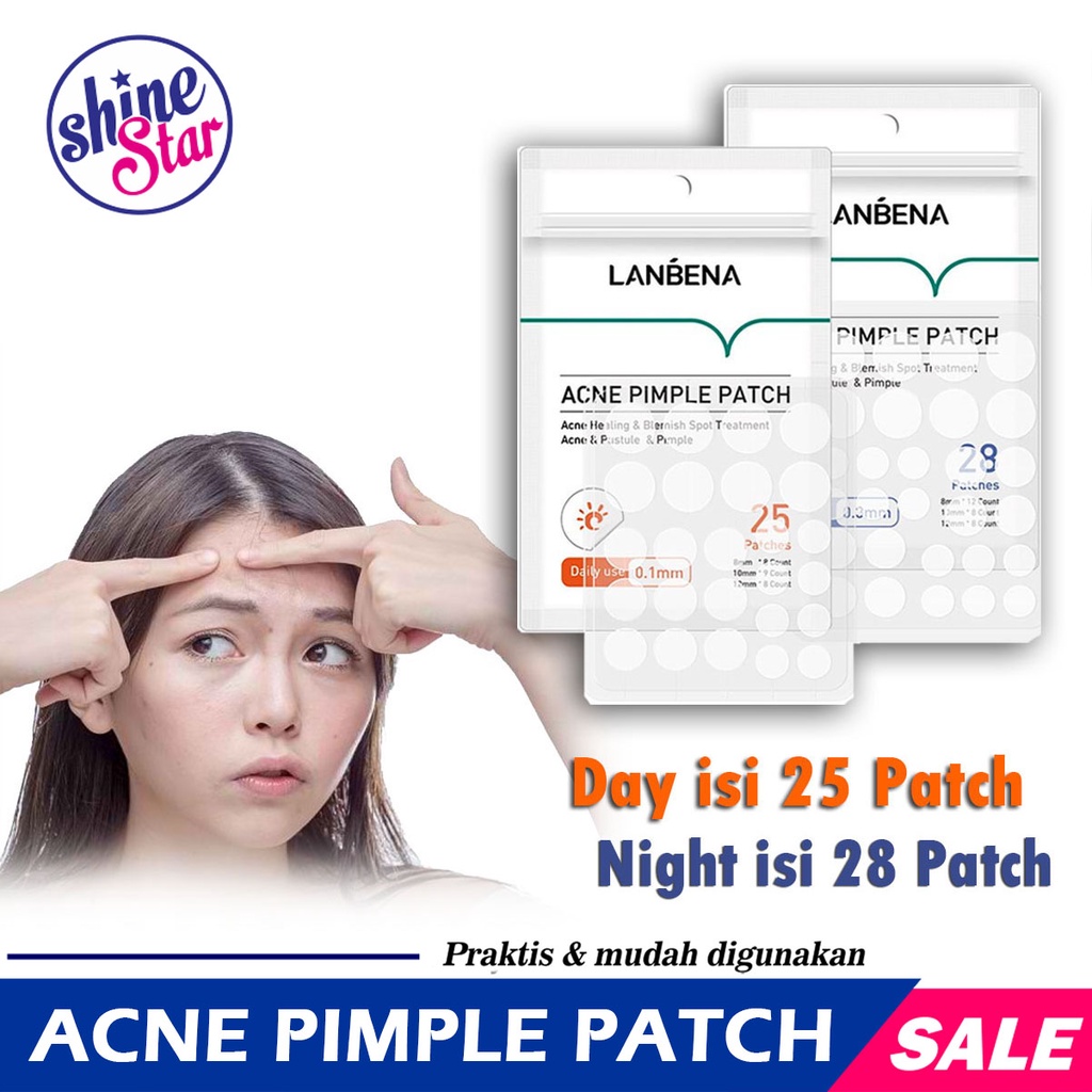 SHINE STAR - [ COD ] ANTI ACNE PIMPLE PATCH DAY N NIGHT / OBATI JERAWAT TANPA DI PENCET DAN BEKAS