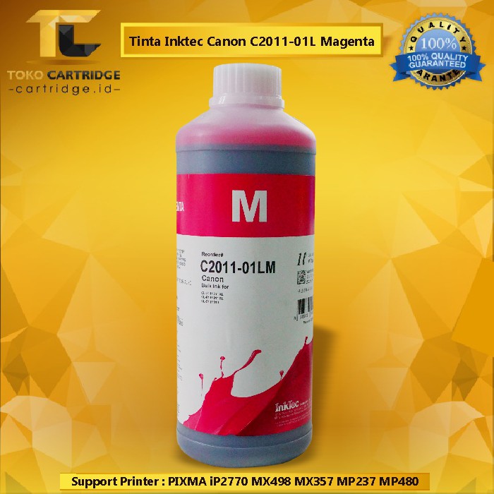 Tinta Refill Inktec C2010-01L C2011-01L 1 Liter for Printer Canon 790