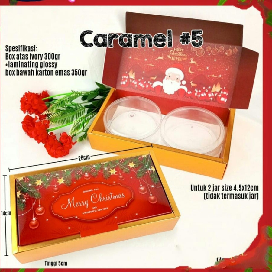

Box Christmas Caramel #5 - 4pcs