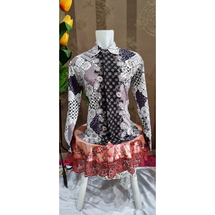 Kemeja Lengan Panjang Batik Kondangan MOTIF WAJIK by tokozahra27