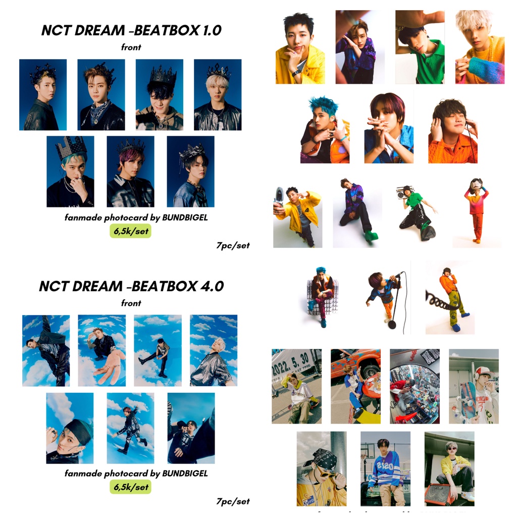 PC UNOFFICIAL NCT DREAM - BEATBOX ERA (group ver.)