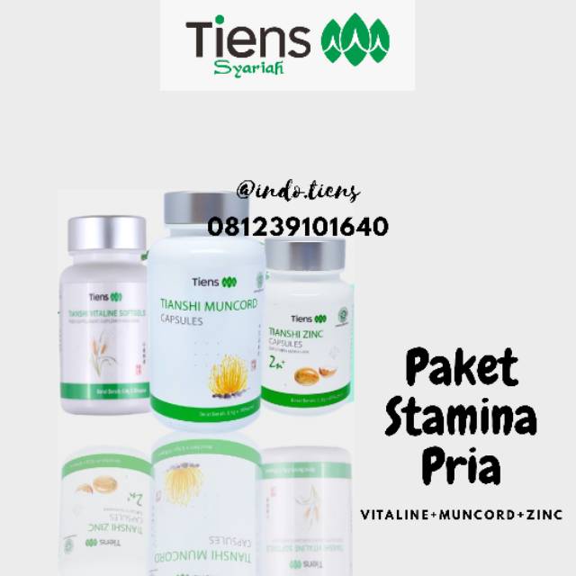 Paket Penambah Stamina Pria Tiens Original