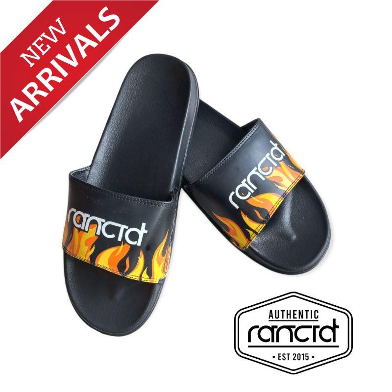 RANCID sandal selop slide slip on fire