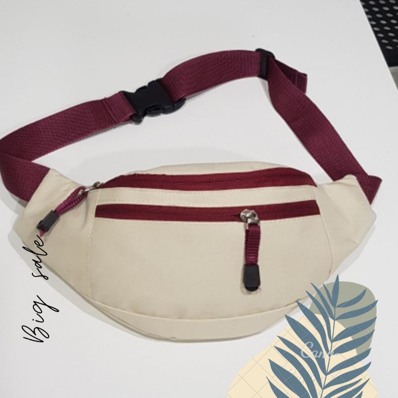 Tas pinggang termurah pria wanita supreme / waistbag murah / waistbag sport pria dan wanita / tas