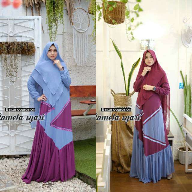 Camela syari by fazle collection / gamis ori