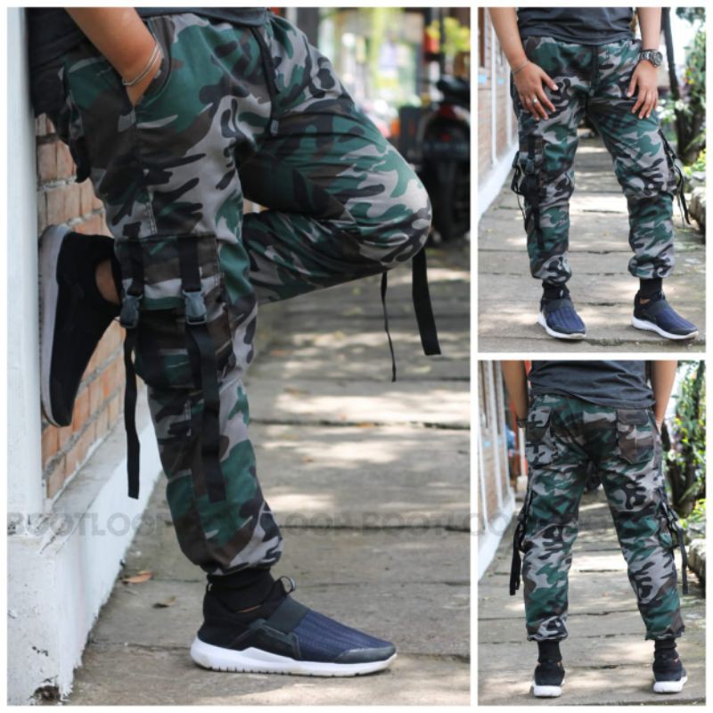 Celana jogger cargo panjang army PREMIUM pria Celana gunung hiking joger tebal