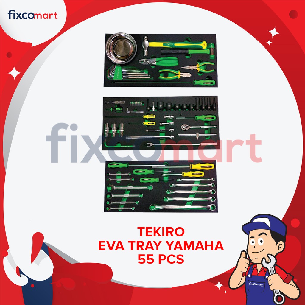 Tekiro Eva Tray Yamaha Tool Set 55 Pcs
