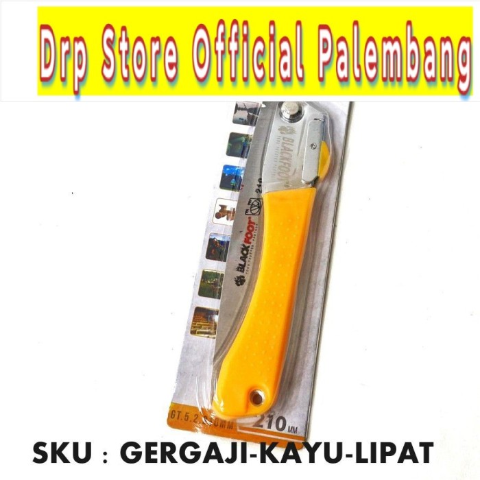 BLACKFOOT Gergaji Kayu Lipat untuk Kayu Dahan Pohon - Folding Saw