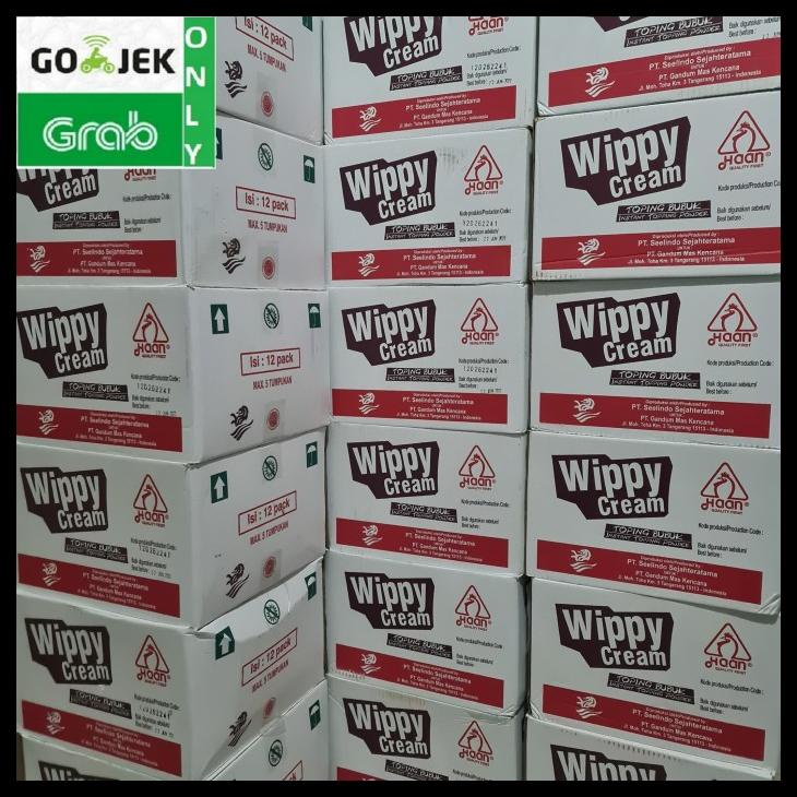 

HAAN WIPPY CREAM / WHIPPING / WHIPPED CREAM POWDER 400G GOSEND / GRAB KODE 1464