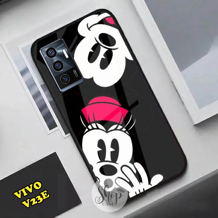 Softcase Glass Vivo V23e - Case Vivo V23e - Case Lucu - case Vivo V23e - kesing Vivo V23e - softcase