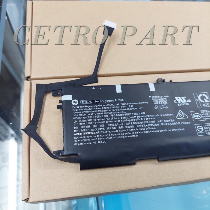 Baterai Batre Model AD03XL Laptop HP Envy 13-AD002NG 13-AD100TX 13-AD101TX -HRCB