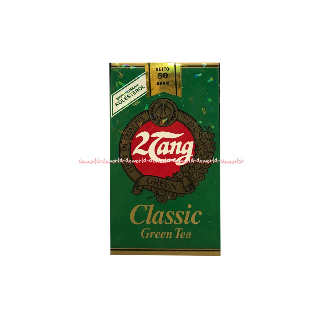 Teh 2Tang Classic Jasmine Green Tea Menurunkan Kolesterol Classic Jasmin Tea 50gr 2 Tang Teh 2Tang Teh Bubuk Aroma Melati