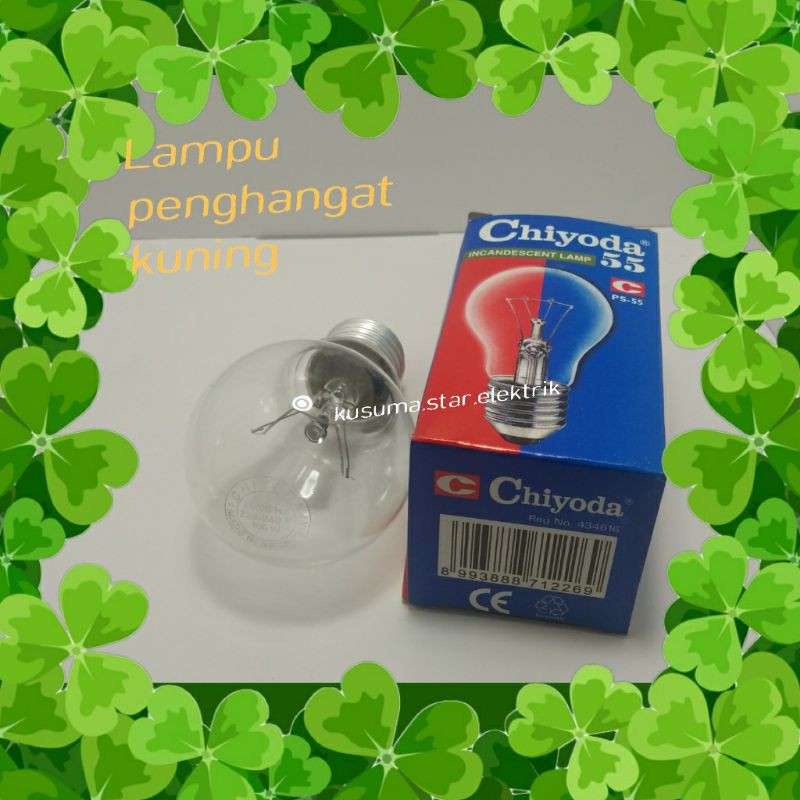 Lampu pijar 100 watt.e27.lampu 100 watt.chiyoda.