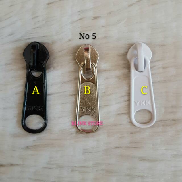 Kepala Resleting YKK No 5