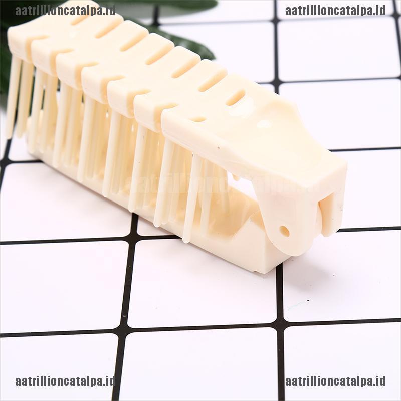 (on) Sisir Rambut Lipat mini Bahan Plastik Ukuran Saku Untuk Bepergian