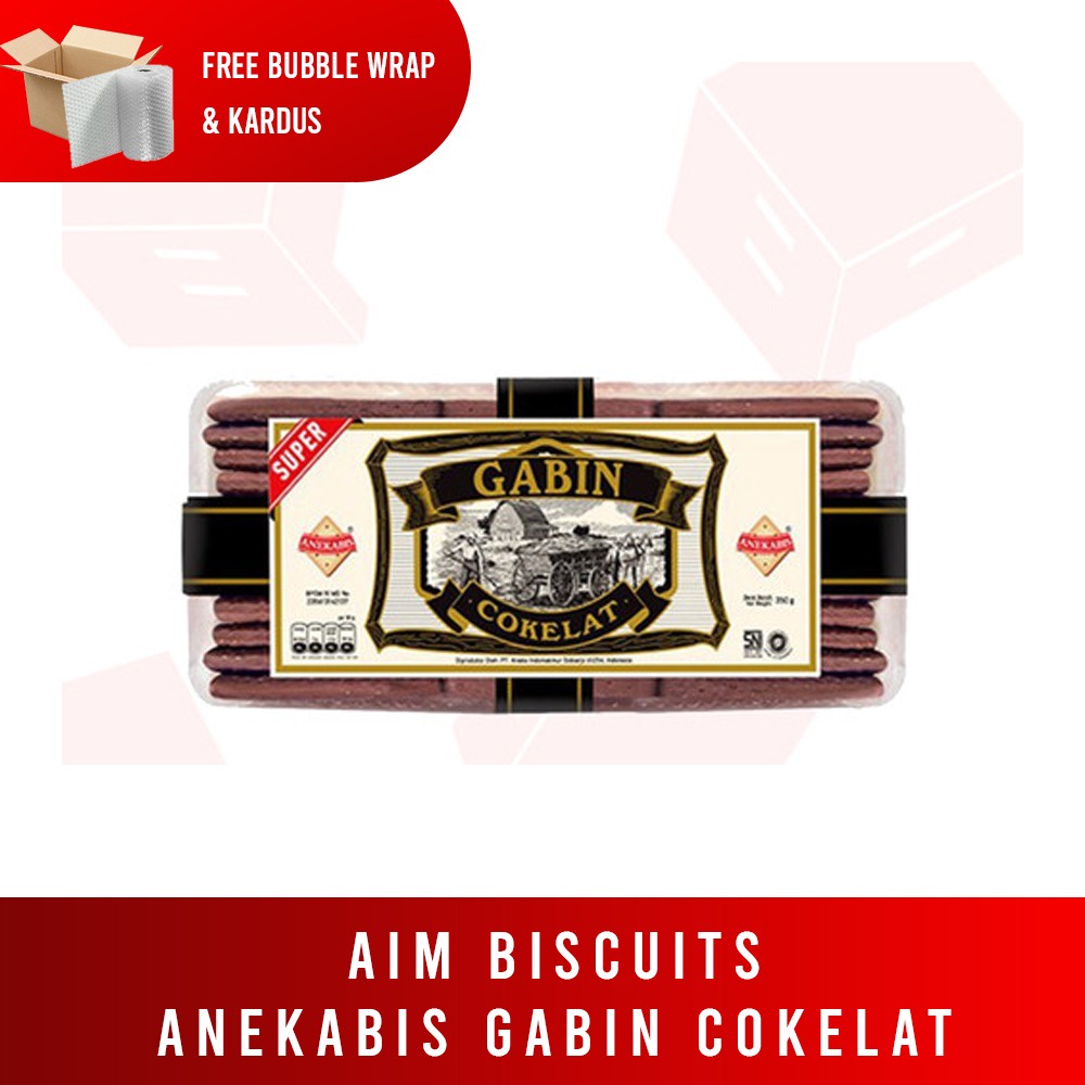 

AIM BISCUITS - Anekabis Gabin Cokelat 350 Gram