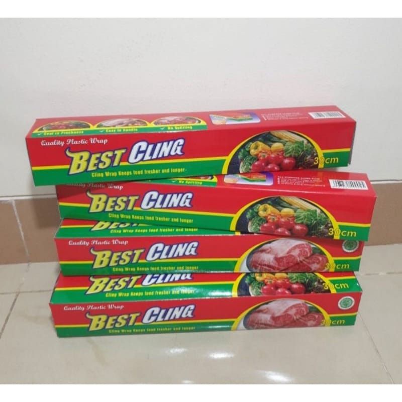 Plastik wrap BEST CLING 30cmx30m Pembungkus Buah Makanan