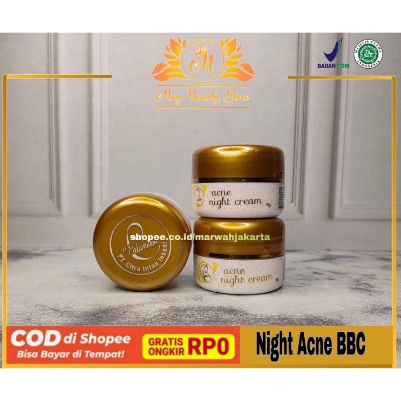 Ecer Krim malam bebwhite c acne / ecer night cream acne bbc