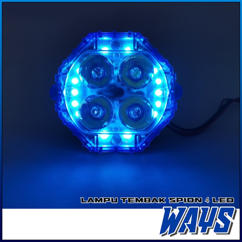 [L207] Lampu Sorot Tembak LED Braket Spion Motor Mio Soul Beat Xride Scoopy Nmax Aerox PCX ADV Vario