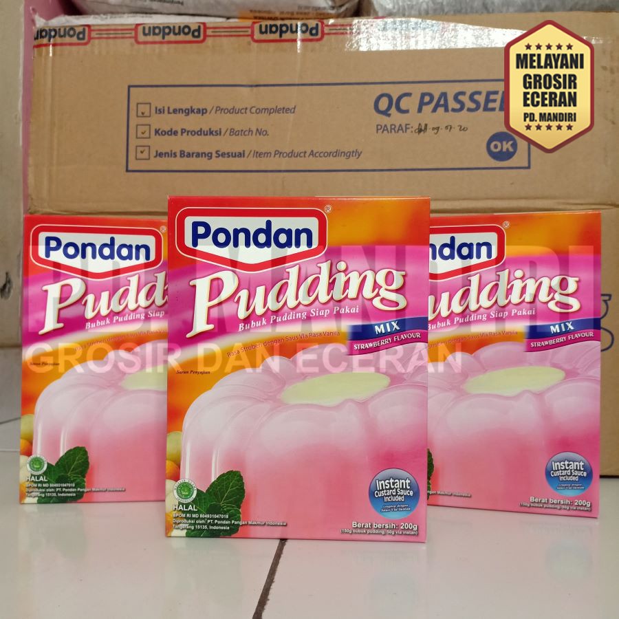 

PONDAN PUDDING STROBERI 200 GR