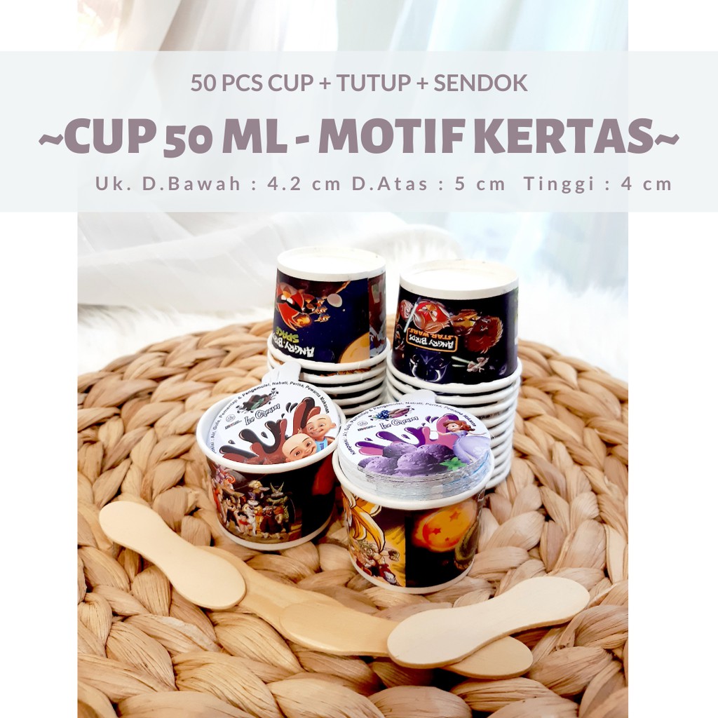 Cup Es Krim Besar Cup Ice Cream 60 Ml Harga Cup Plastik Es Harga Cup Es Krim Bening 5777