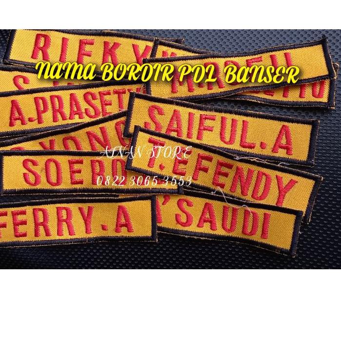 |Trend|Update|Hanya hari ini BORDIR NAMA JAKET , PDL BANSER,ANSOR LOKASI PDL , ANSOR + PASANG PEREKA