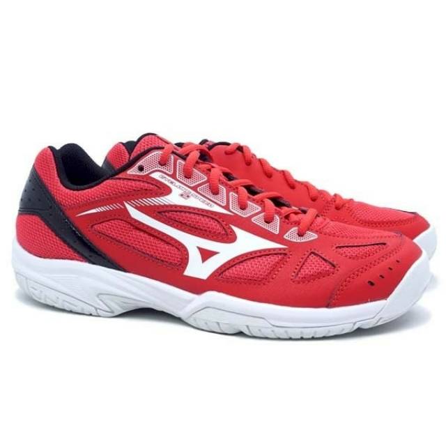 Sepatu Volley Mizuno Cyclone Speed 2 - Tomato/White/Black