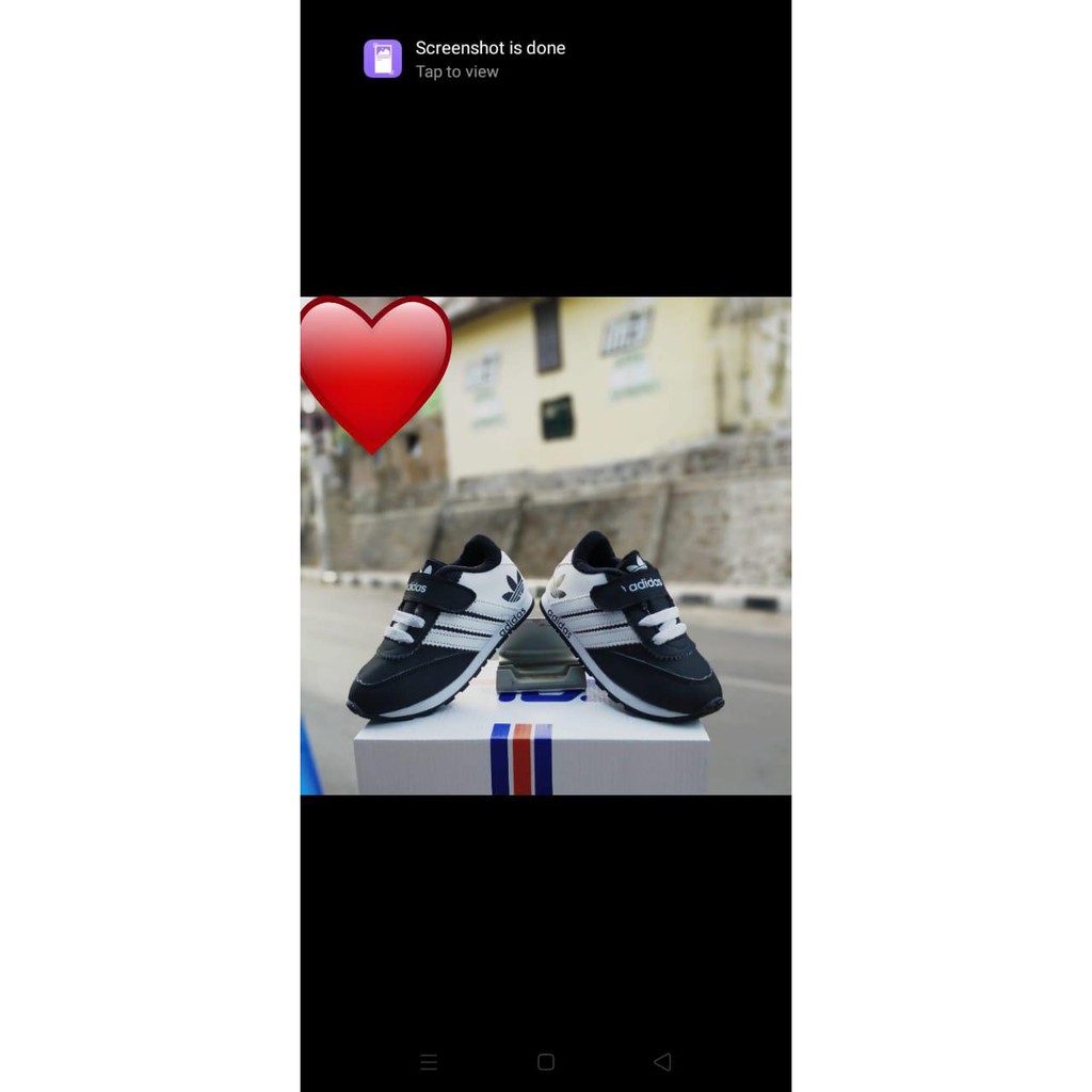 KidsShoes / Sepatu anak HITAM-PUTIH / Sepatu anak sport / Sepatu sneakers