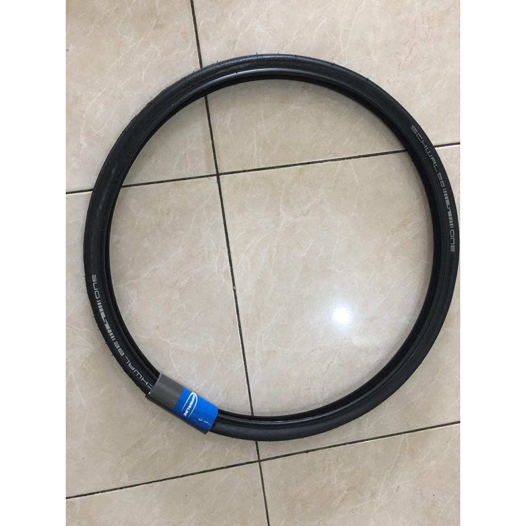 Ban Luar Tire Schwalbe One 451 Alias 20x1 1-8 atau 22 Inch Hitam Black 1 8 1 per 8 20 Plus