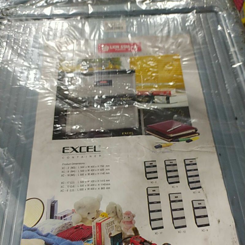 LION STAR - Lemari Laci Baju Pakaian Susun L4 / Laci Container Kabinet / Lemari Plastik /