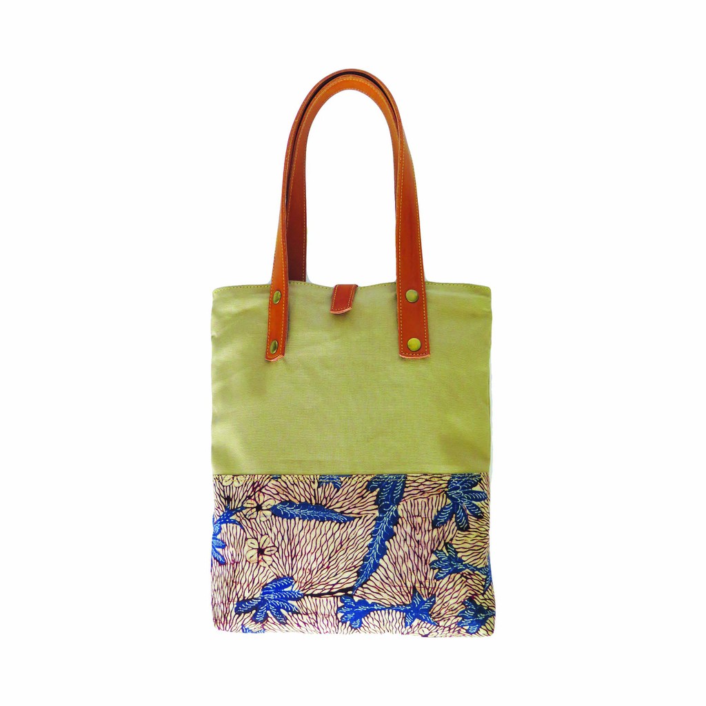 Totebag Tas Jinjing Souvenir Kulit Asli Leather Batik Tulis Kualitas Original Small Resleting