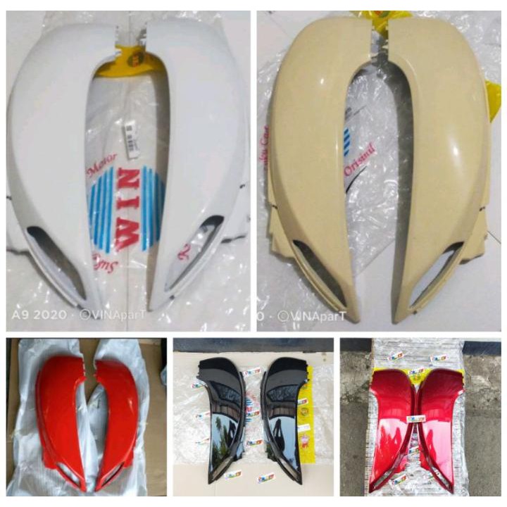 Body belakang samping kanan kiri scoopy fi hitam merah krem maroon putih biru 2013 2014 2015 2016