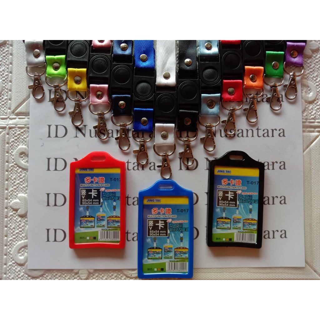 

Paket Tali 2cm Stofer + Casing ID Card Karet 2 Sisi T017