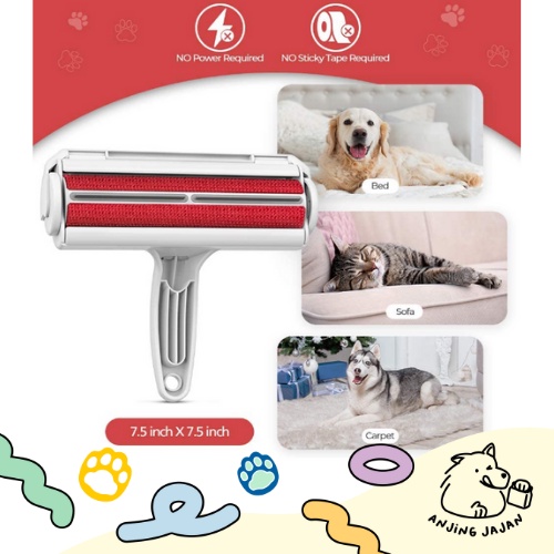 Pet Hair Removal | Roller Pembersih Bulu Anjing / Kucing | Lint Roller Ajaib