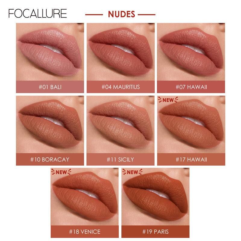 Focallure Staymax Matte Lip Ink Lip Gloss Tahan Air FA134