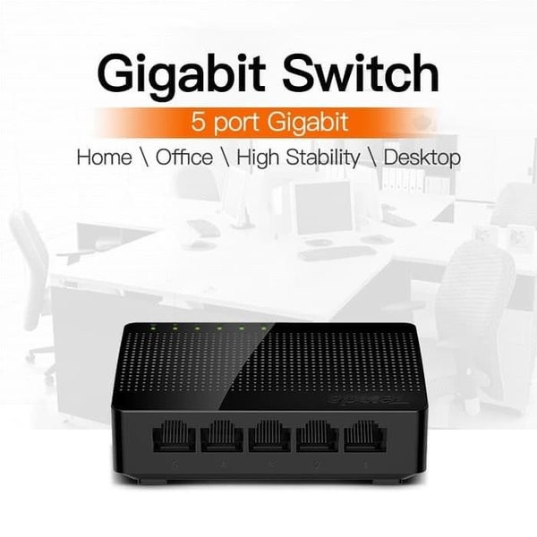 Tenda SG105 5-Port Gigabit Desktop Ethernet Switch Hub SG 105