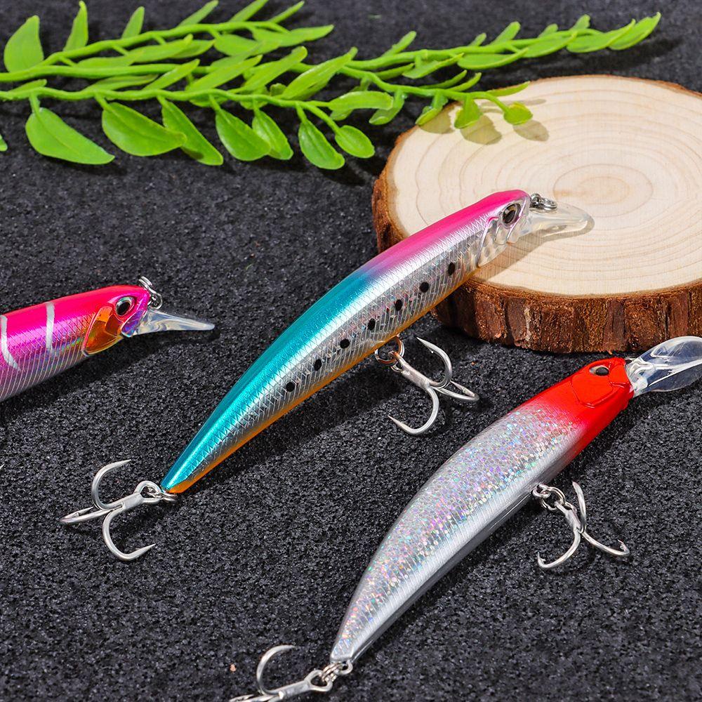 TOP Umpan Ikan Kecil Tenggelam 110MM 27G Crankbaits Laut Memancing Umpan Casting Panjang Bermanfaat